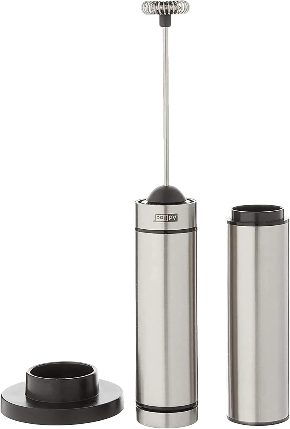 

Rapido Milk and Sauce Frother - Battery Operated Frother for Coffee, Matcha & More - Handheld Drink Blender - Stainless