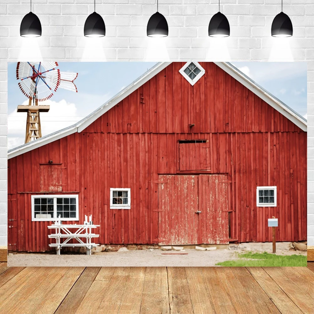 ฉากหลังในฟาร์มในชนบทสำหรับการถ่ายภาพการเก็บเกี่ยวข้าวสาลีโรงนาของตกแต่งห้องภาพพื้นหลังสตูดิโอถ่ายภาพ