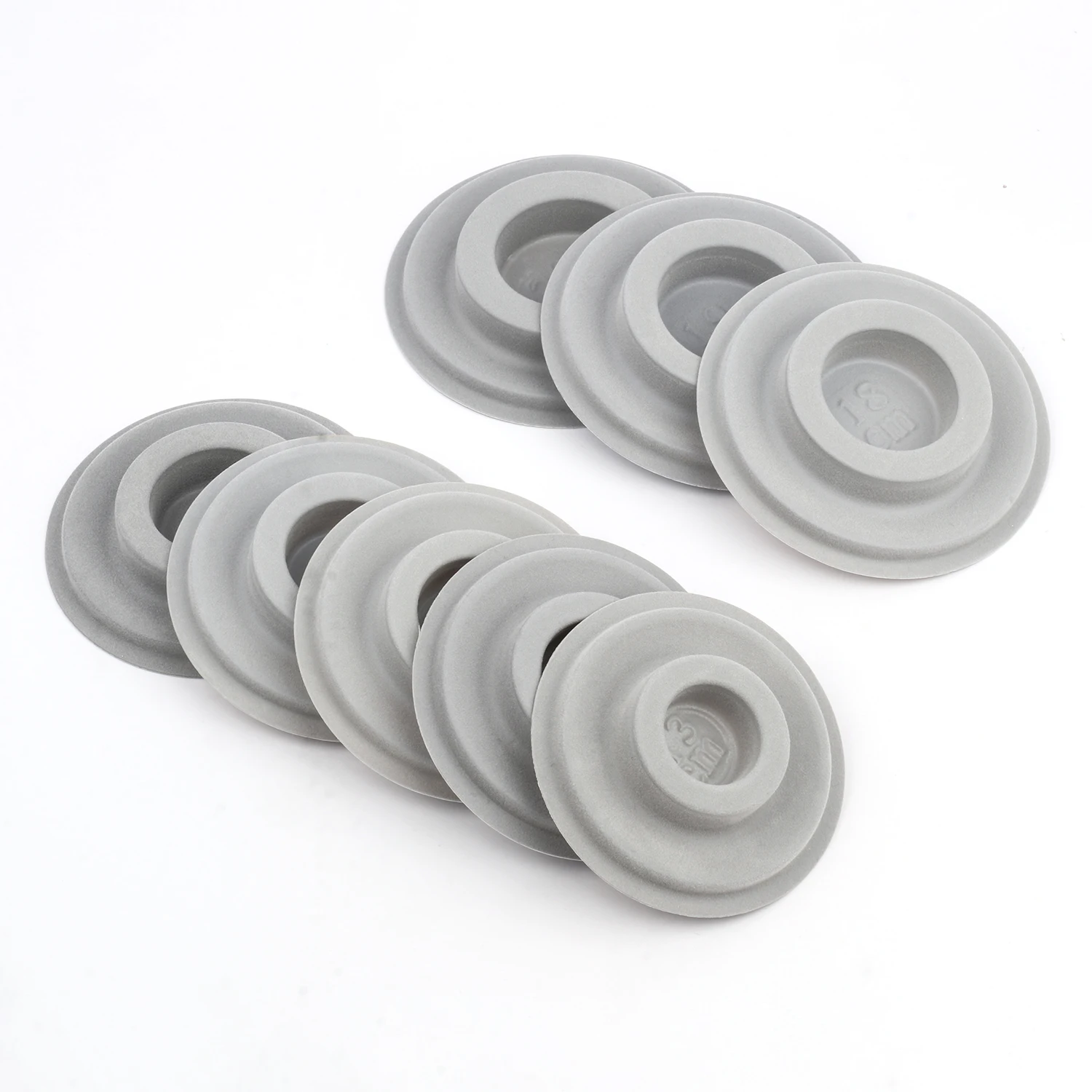 13-20cm Gray Flocked Bead Board Design Tray Measuring Tool Disc for Jewelry Making DIY Beading Organizer Accessories