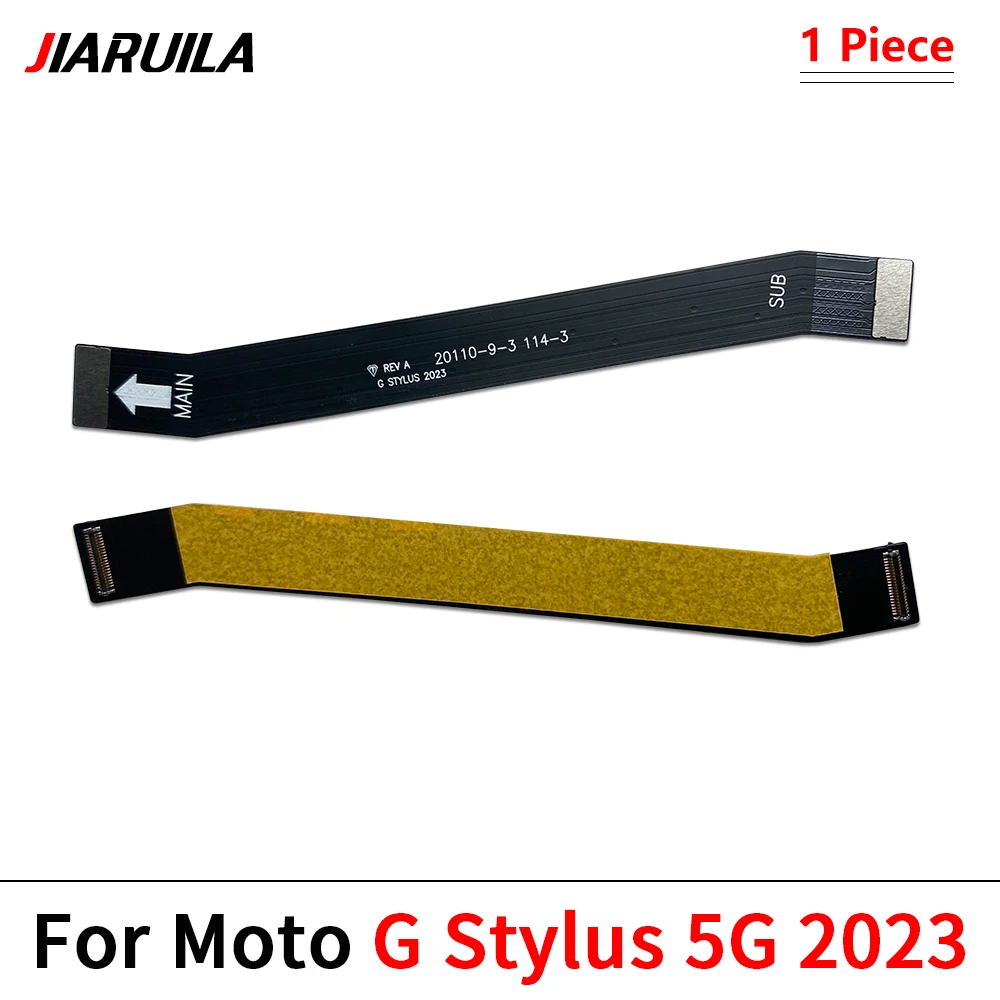 أجزاء الكابلات المرنة للوحة الأم الرئيسية لموتورولا موتو ون فيوجن ماكرو هايبر أكشن فيجن بلس G Power 2021 G Stylus 5G 2023 2022 #5