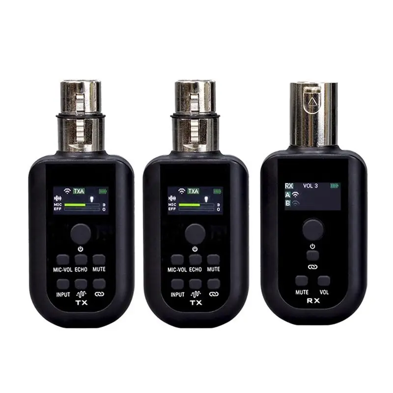convertisseur-de-microphone-sans-fil-uhf-adaptateur-sans-fil-professionnel-microphone-filaire-vers-emetteur-recepteur-audio-sans-fil