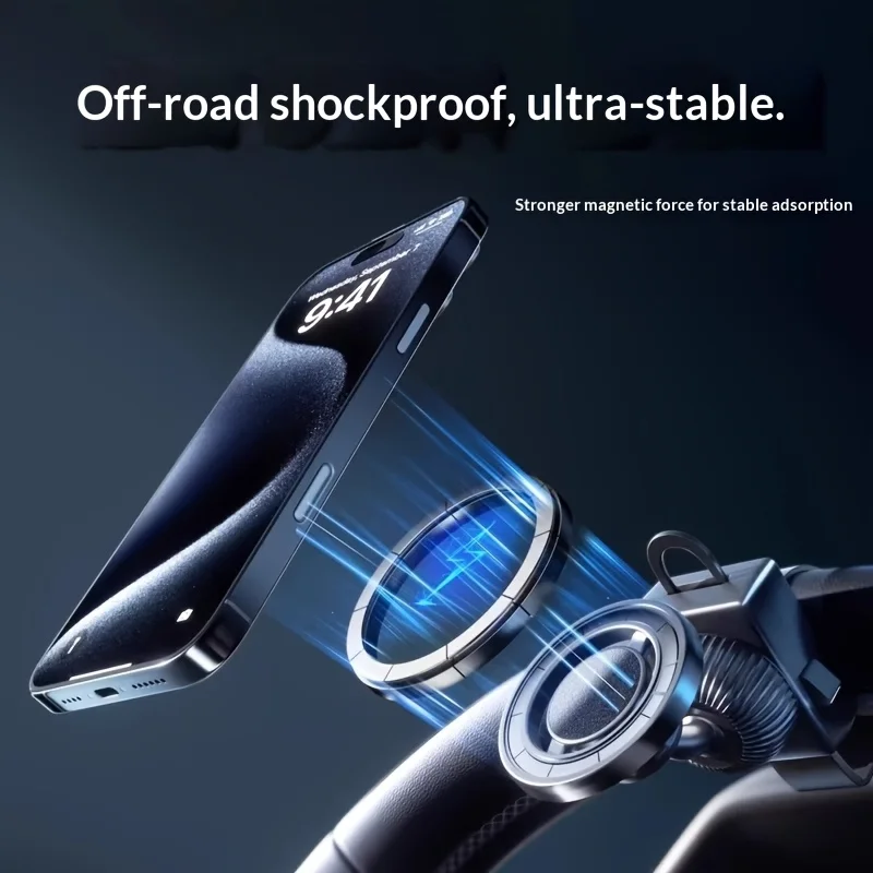 Lenkrad-Magnetischer Handyhalter für iPhone Auto-Halterung Ständer 360° ° Drehbare, klebefreie GPS-Navigationshalterung – Detail 6