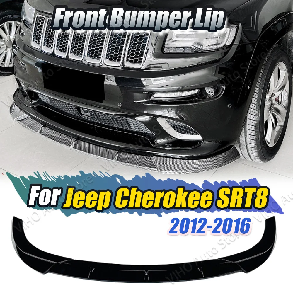 

For Jeep Cherokee SRT8 2012-2016 Car Front Bumper Lower Splitter Lip Trim Spoiler Diffuser Guard Body Kits