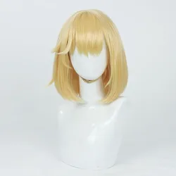 Mihaell Keehll peruka Anime peruka do Cosplay kobiety krótkie Blond włosy Mihaell Cosplay włosy odporne na ciepło