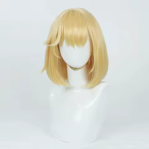 Mihaell Keehll Wig Anime Cosplay Wig Women Short Blond Hair Mihaell Cosplay Heat Resistant Hair