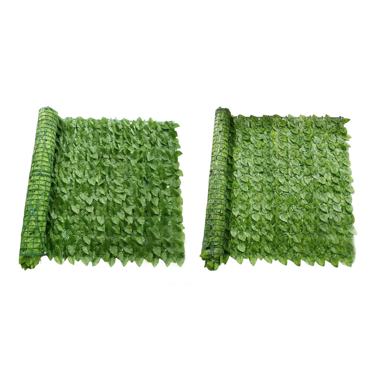 Artificial Faux Leaf Privacy Fence Wall Screen Outdoor Garden Vines Support Panel for Fence Privacy Screen