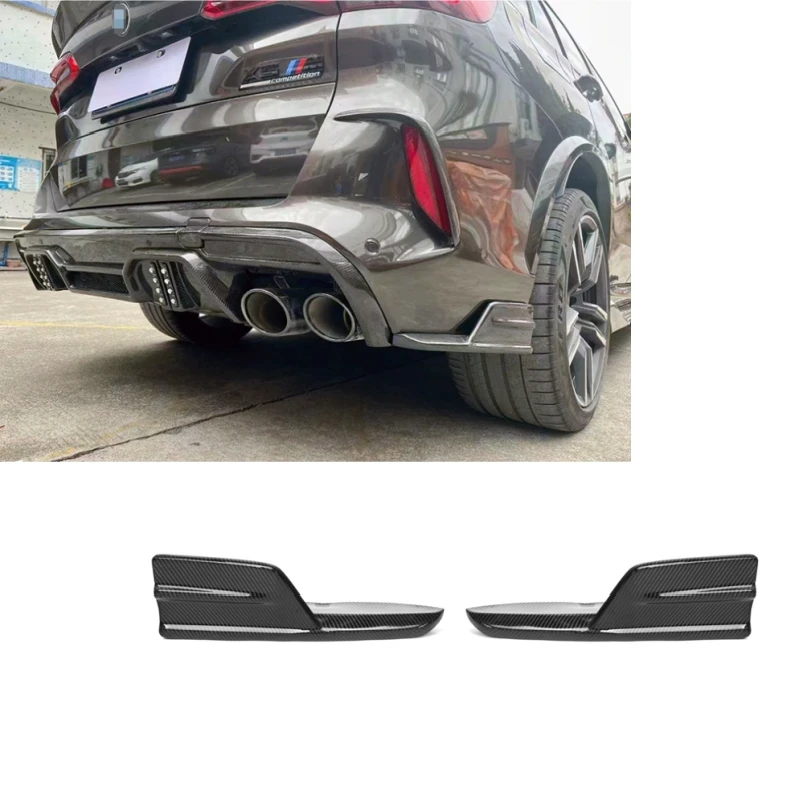 

X5 F95 Carbon Fiber Bodykit LD Style Rear Diffuser Splitters Fit For Bmw X5M F97 2020 2021 2022 2023 X5M F95 Rear Splitters