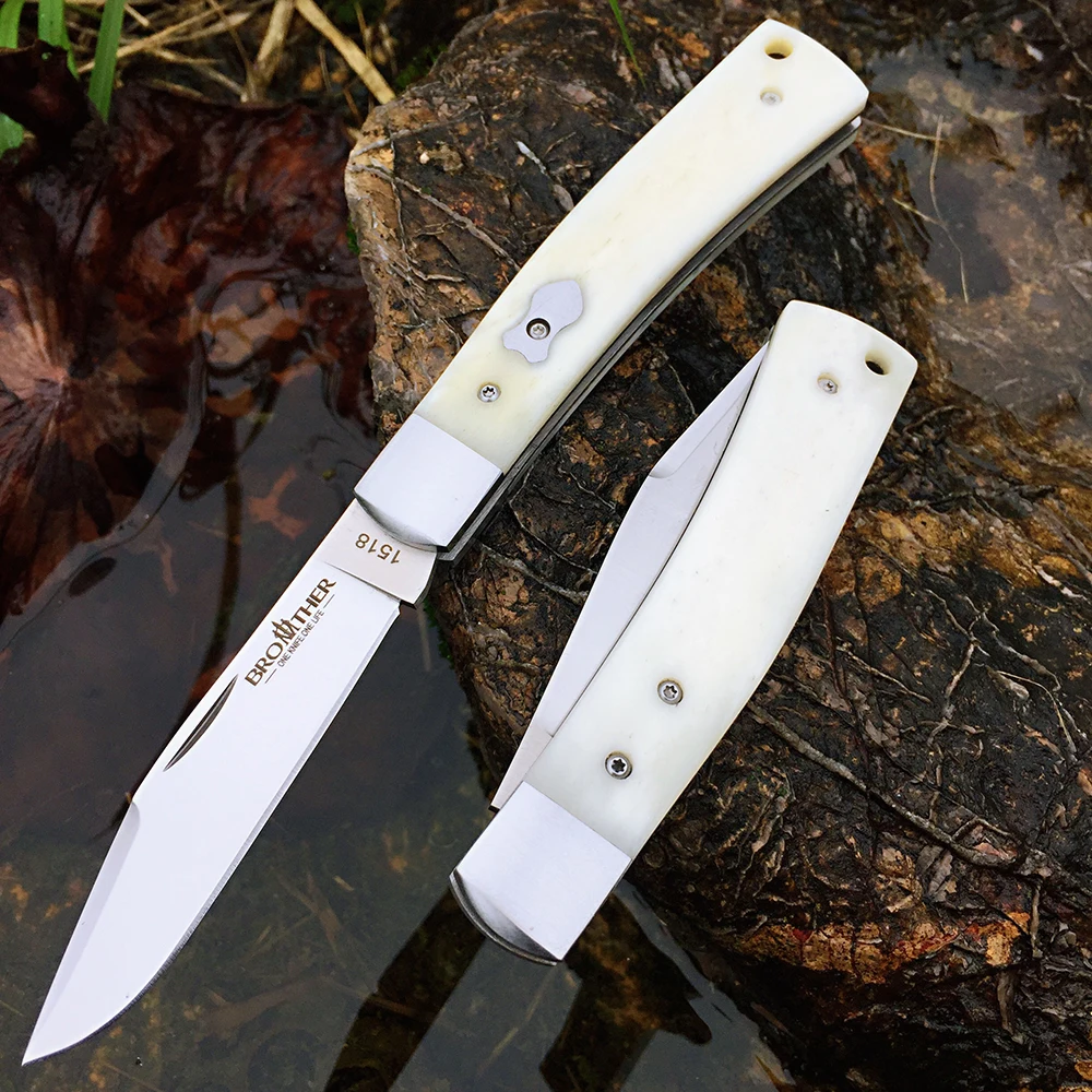 Brother Knife 1518 Folding VG10 Blade Pocket Knives Classic Traditional Hunting Fishing Camping Tactical Higquality