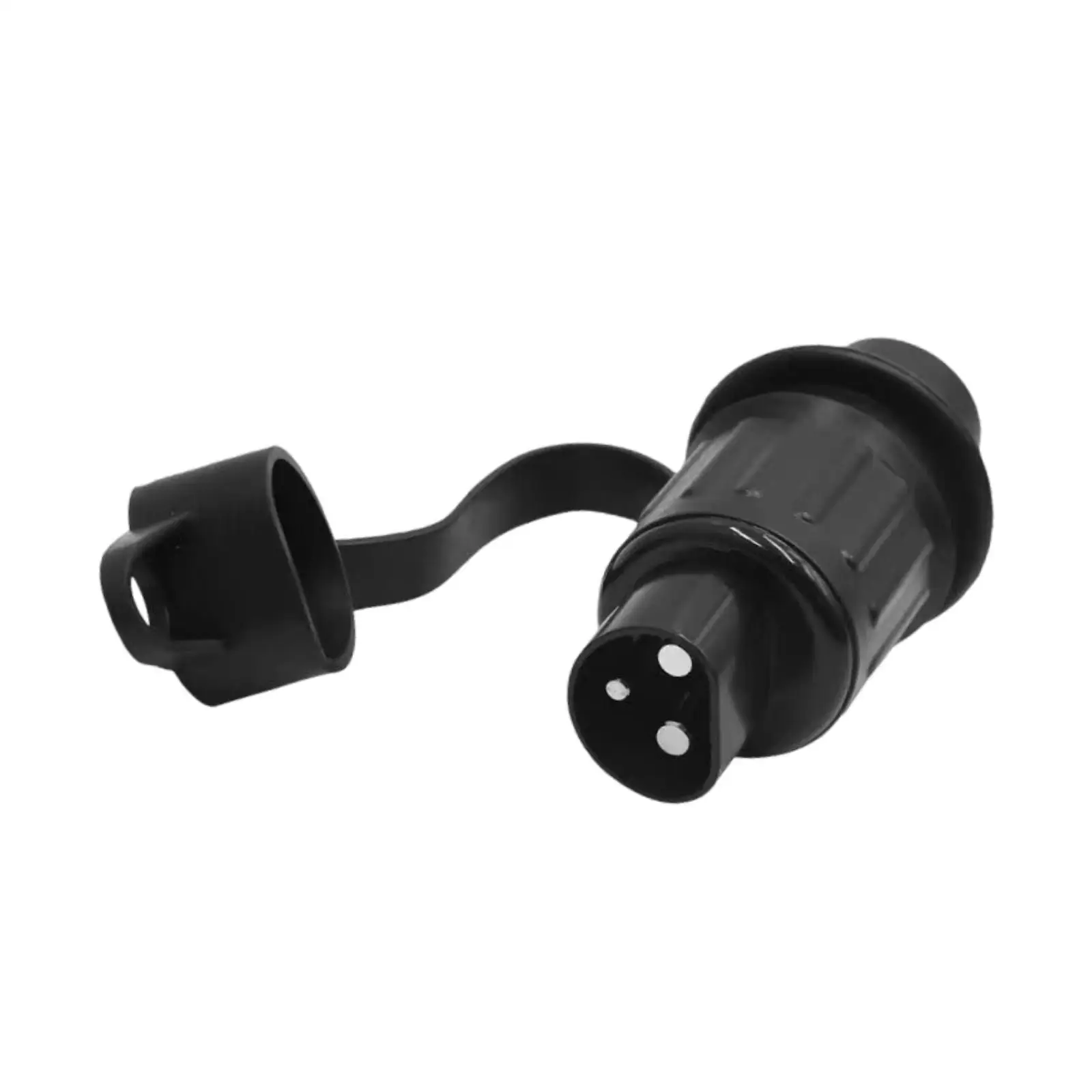 Universal 3 Pin Trailer Connector PVC Material Quick Install Stable Connection for European Tractor Trailers