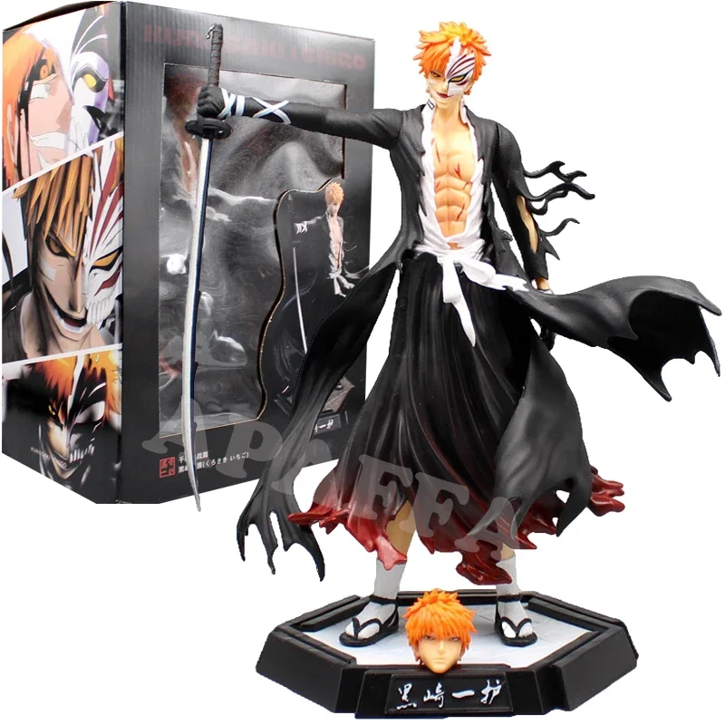 31cm Bleach Anime Figure Kurosaki Ichigo Toshiro Hitsugaya 991  Adult Kids Toys Giftsdecoratable Collectible Pvc Action Figurien