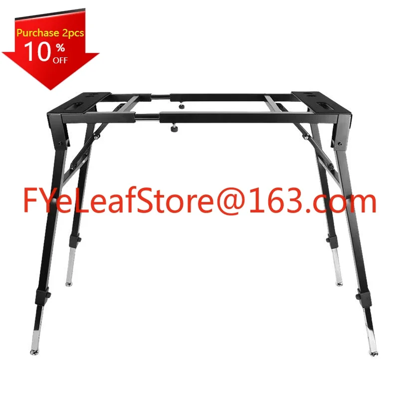 Folding Stand Music Keyboard Table Professional 61 76 88 Musical Instruments 5-Layer Brown Box Black Painting