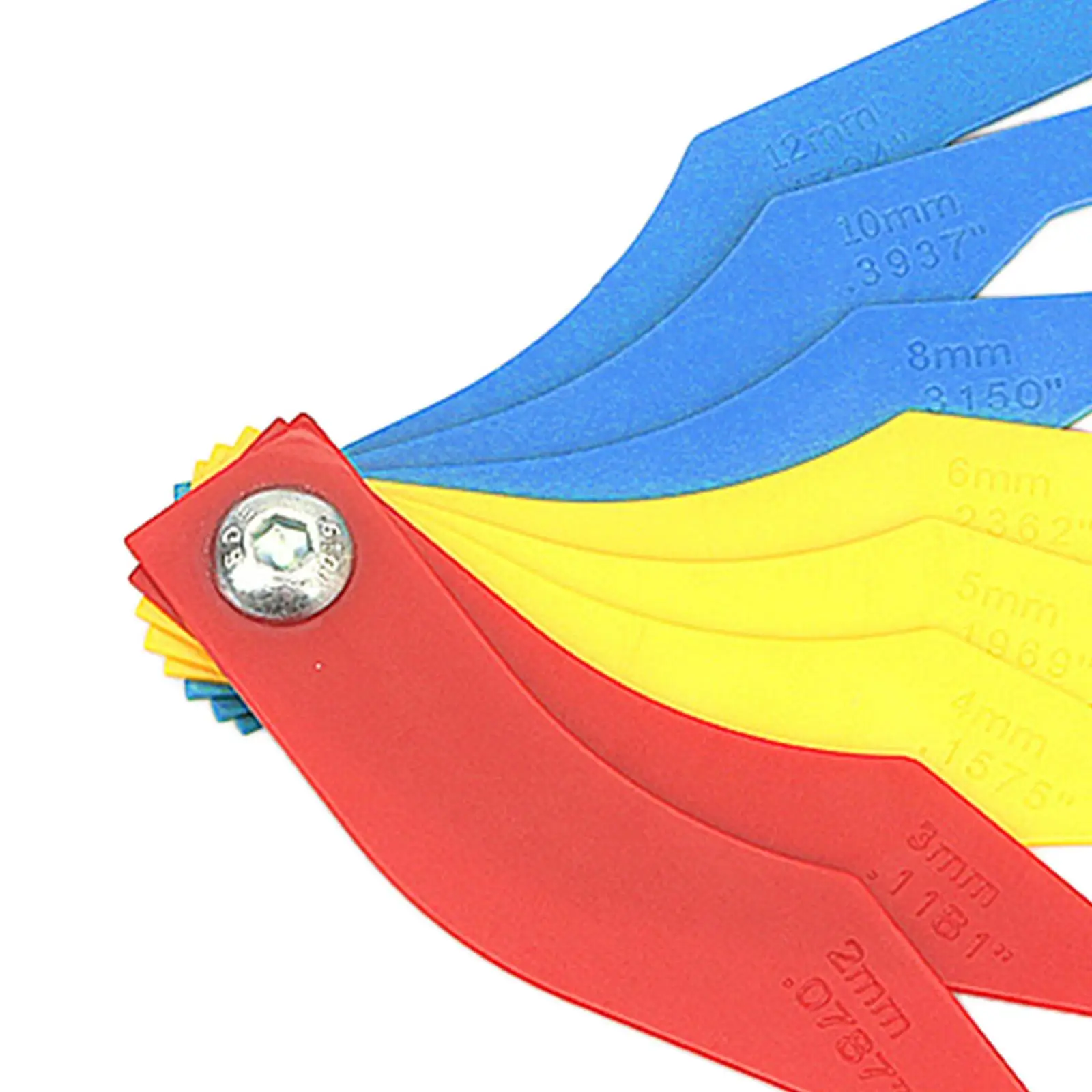 Car Brake Pad Scale Thickness Gauge Measuring Ruler Tester Instrument Wear Auto Protection Tool Feeler Detector