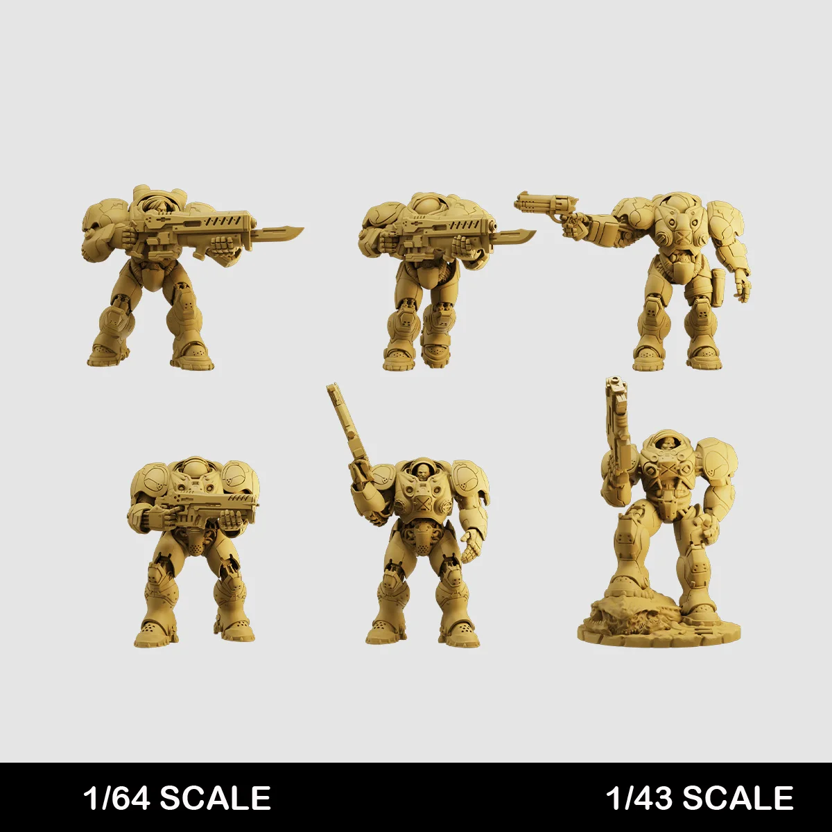 1/64 Schaal Figuur Robot Warrior 1/43 Science fiction Game MiniaturesFigures Model Micro Collection DIY Dioramas Miniatura