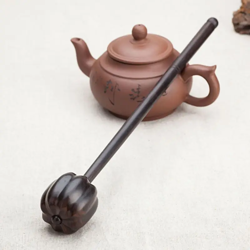 Purple Sandalwood Pumpkin Head Massage Health Hammer Solid Wood