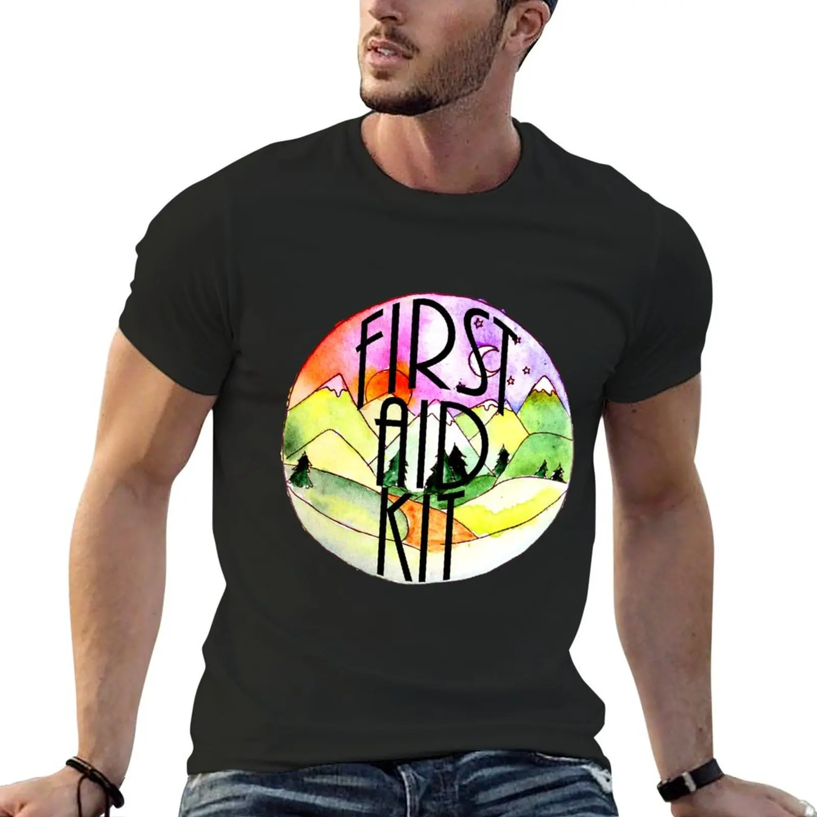 First Aid Kit T-Shirt graphic t shirt vintage quick drying graphic tees for men