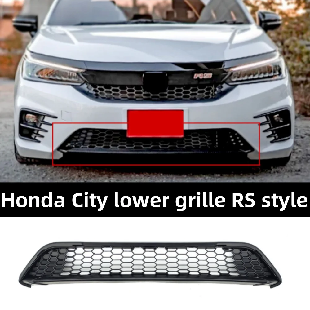 

Для Honda City RS 2020-2022 автомобильный передний бампер сотовая решетка