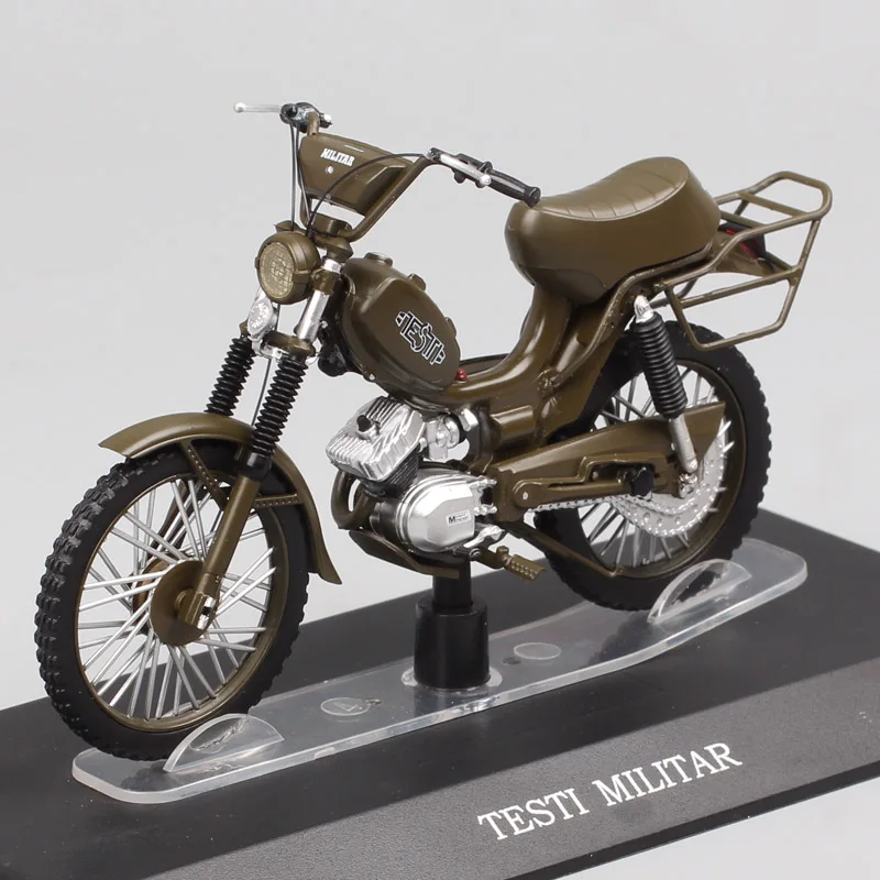 1/18 Scale Testi Militar Beta Boy Benelli Motorella Montesa Velosolex 2200 Malaguti Negrini Harvard Moped Model Bike Scooter Toy