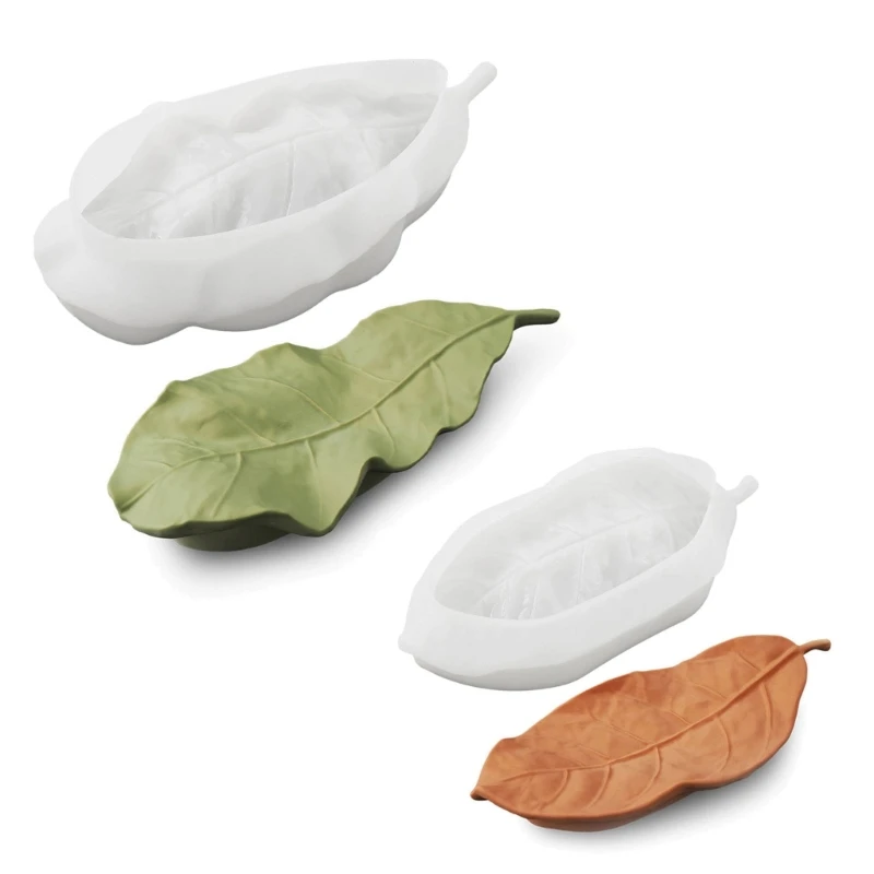 

Jewelry Dish Molds Jewelry Tray Moulds Leaf Shaped Resin Casting Moulds Silicone Molds for DIY Hand Making Trays