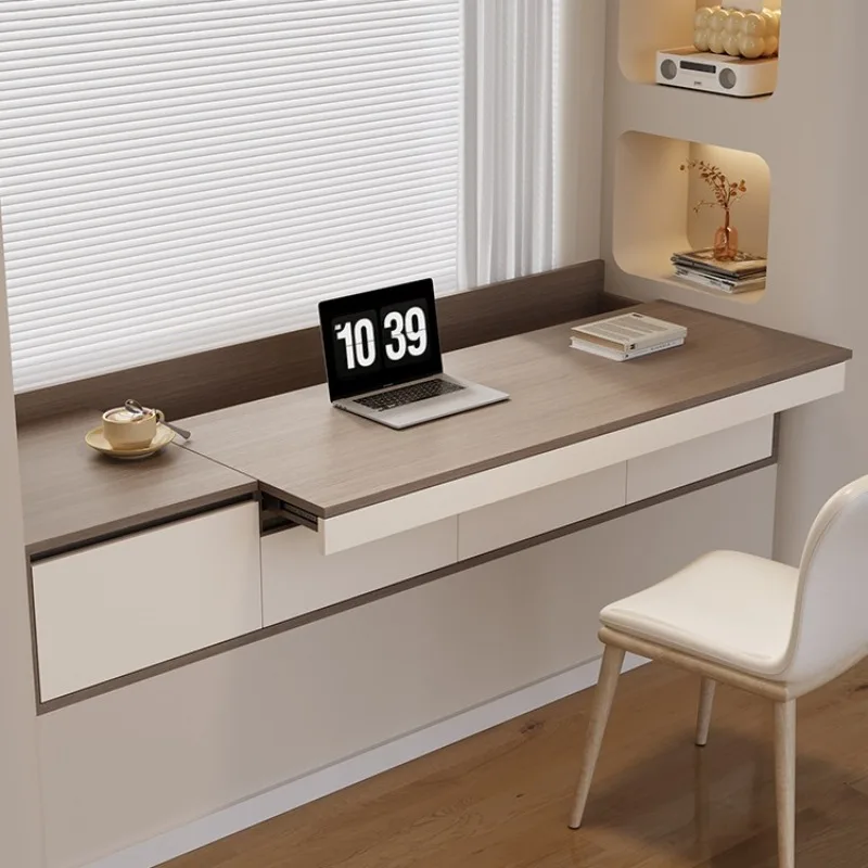 Solid wood bay window table remodeling cabinet window sill, drawer storage locker, bedroom household locker