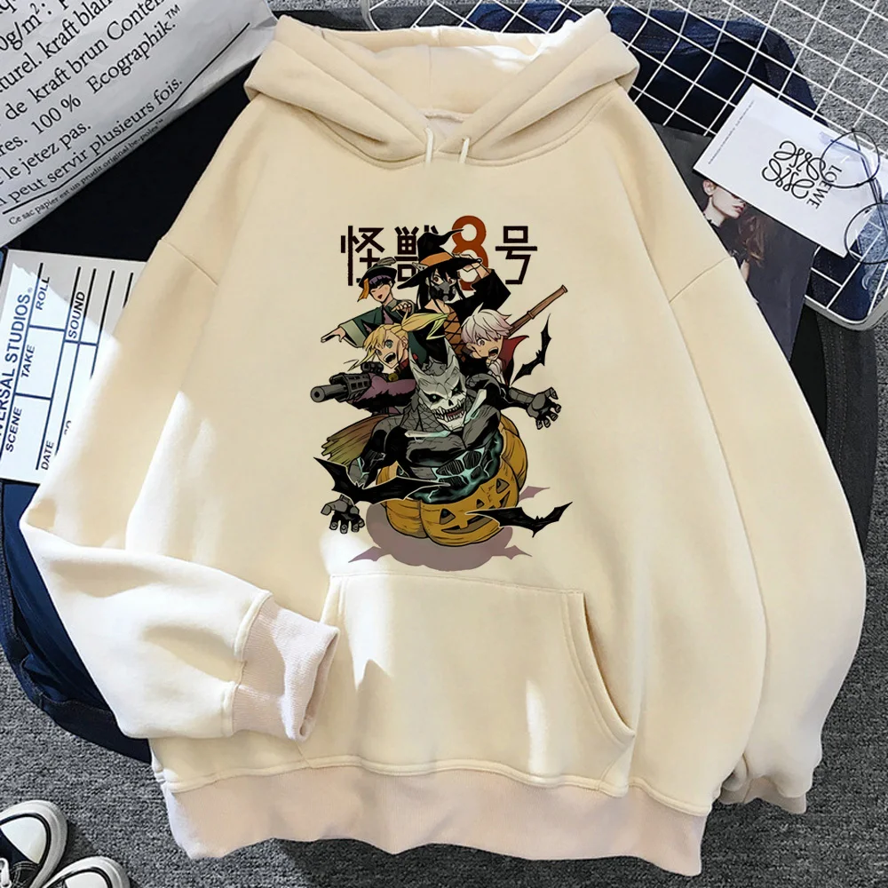 

Kaiju No 8 hoodie designer anime sweater graphic patterned women tracksuits elegant manga streetwear