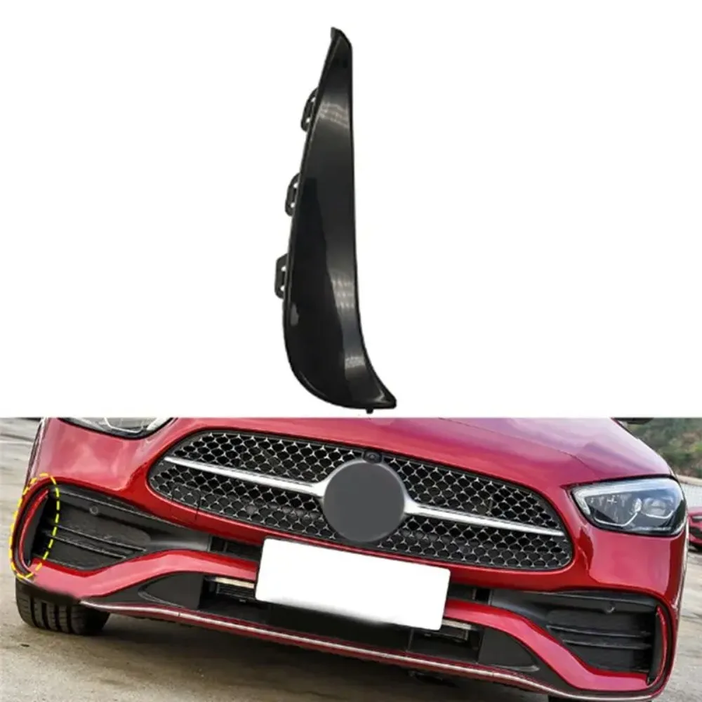 

Rejilla de ventilación del parachoques delantero del coche, embellecedor de entrada de aire, alerón 2068852902 para C-CLASS W206