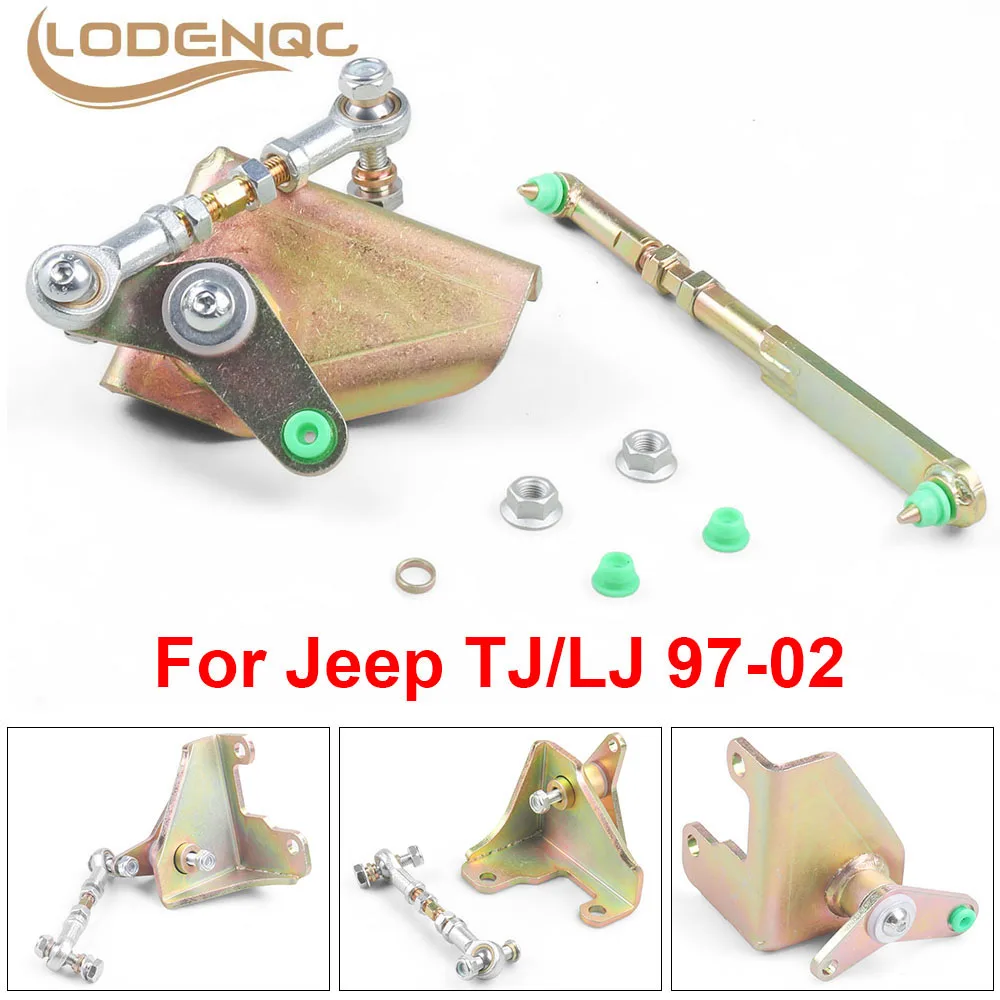 4947100 Vehicle Transfer Case Shift Linkage Adapter Set Heavy Duty For Jeep Wrangler TJ Tera 97-06 Installation Replace