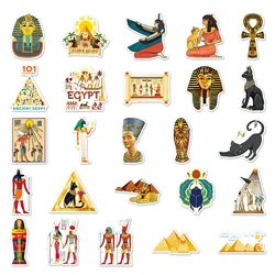 50Pcs Egypt Pharaoh Luggage Creative Sticker Waterproof Notebook Skateboard Computer Cool Decorative Sticker Diy Works