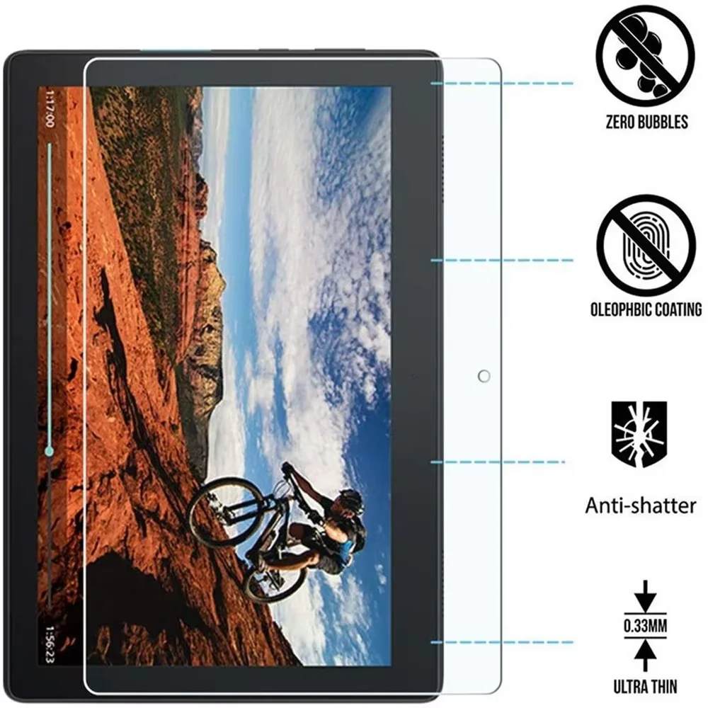 1 PCS 9H Tempered Glass Screen Protector For Lenovo Tab M10 TB-X605F X505F 10.1 Inch Anti Scratch HD Clear Protective Film
