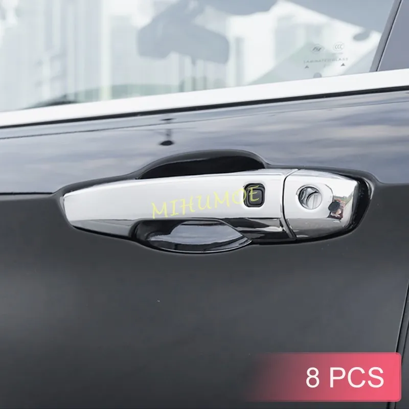 الكروم غطاء مقبض الباب قطاع الزخارف لميتسوبيشي أوتلاندر 2022 2023 2024 2025 اكسسوارات