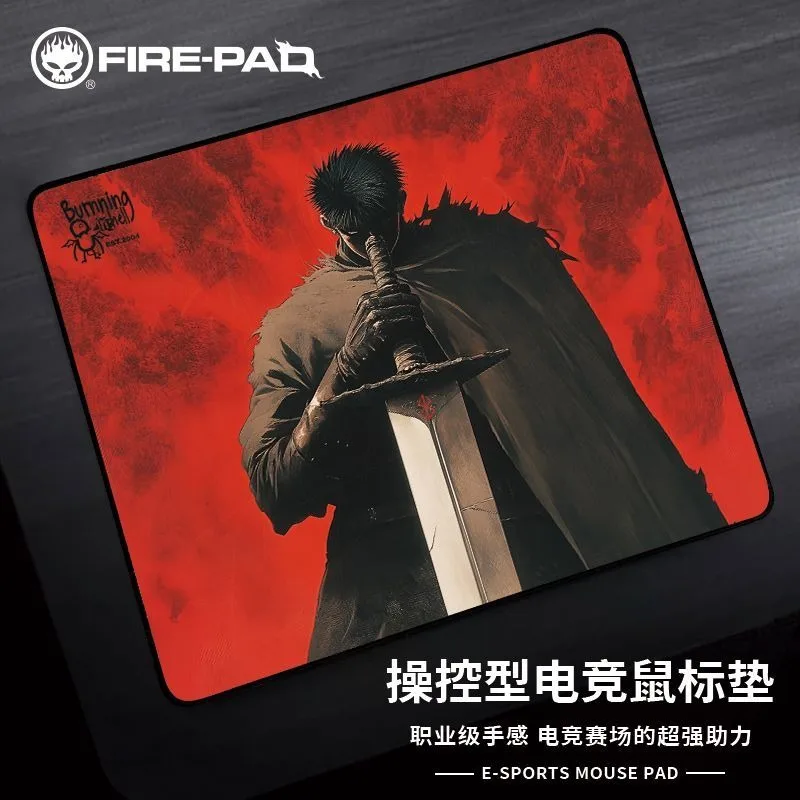 Hellfire X5 Fallen Flame Esports Mouse Pad Smooth & Rough Surface Mouse Pad Non-Slip Base Neutral Fps CSGO Gaming Accessories