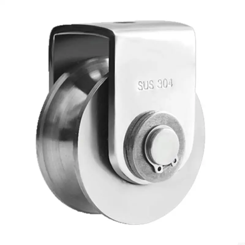 Polea rueda ranura A6HD 304 CARRACIÓN RUEDA CIRTA ACERO INOXIDABLE SECUSTE CAPACIDAD 660 Bloque polea