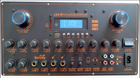 

High-power power amplifier board, stage speaker 2.0 power amplifier board 400W with Bluetooth 220V active power amplifier board