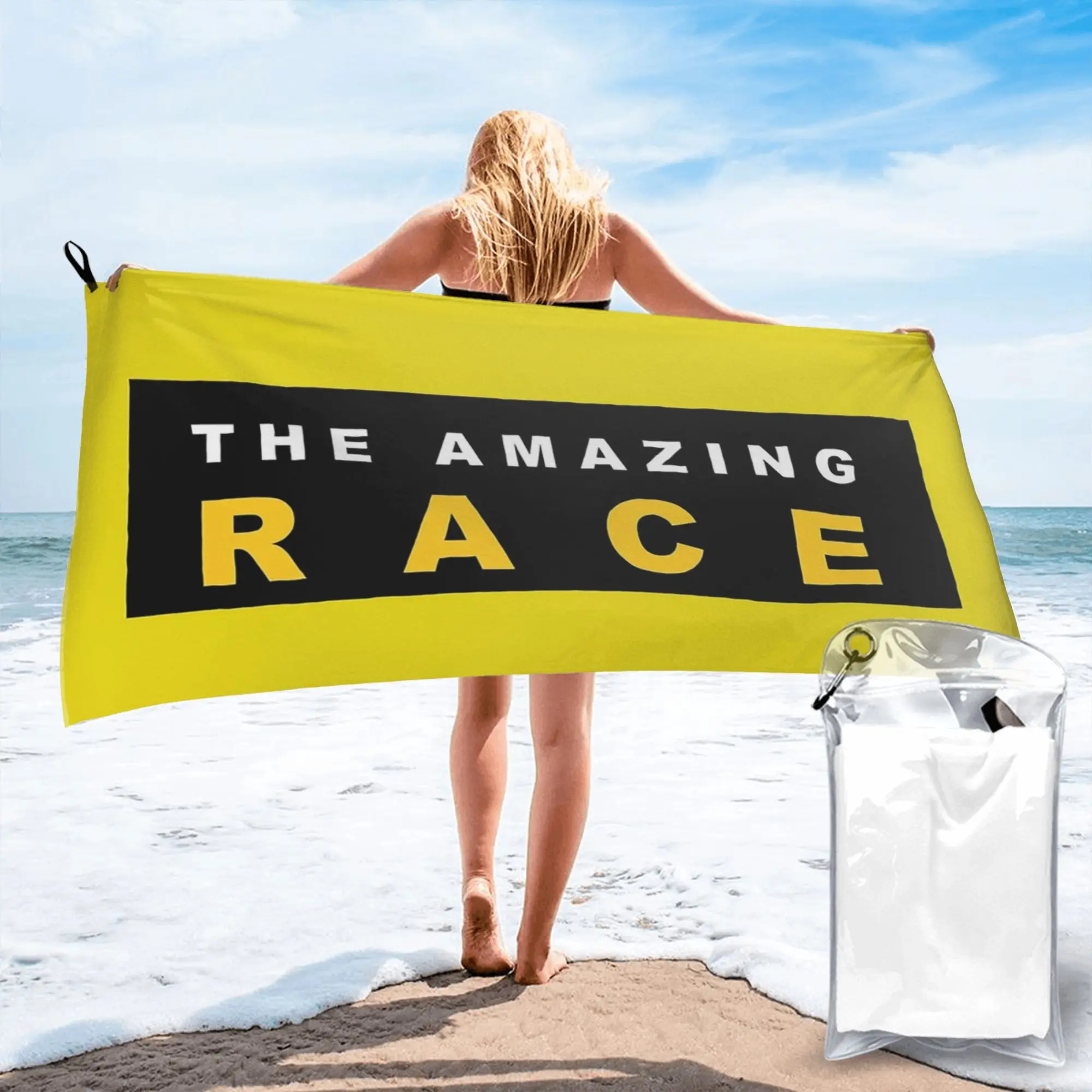 roudtour amazing race Beach Towel Soft Microfiber Quick Dry Absorbent Quick Towels For Bath