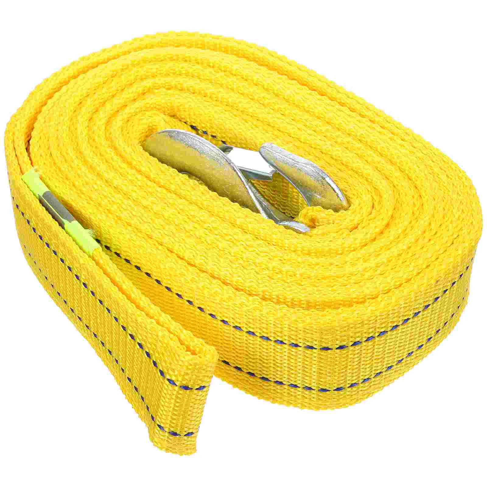 4 8m Off Road Vehicle Rope Pull Cars Hook Tuning Hook For Car Caring Rope Sturdy Winch Polyester Car Trailer Heavy Duty