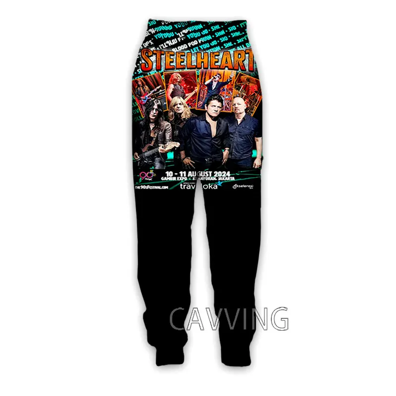 CAVVING 3D Print  Steelheart  Band   Casual Pants Sports Sweatpants Straight Pants Sweatpants Jogging Pants Trousers