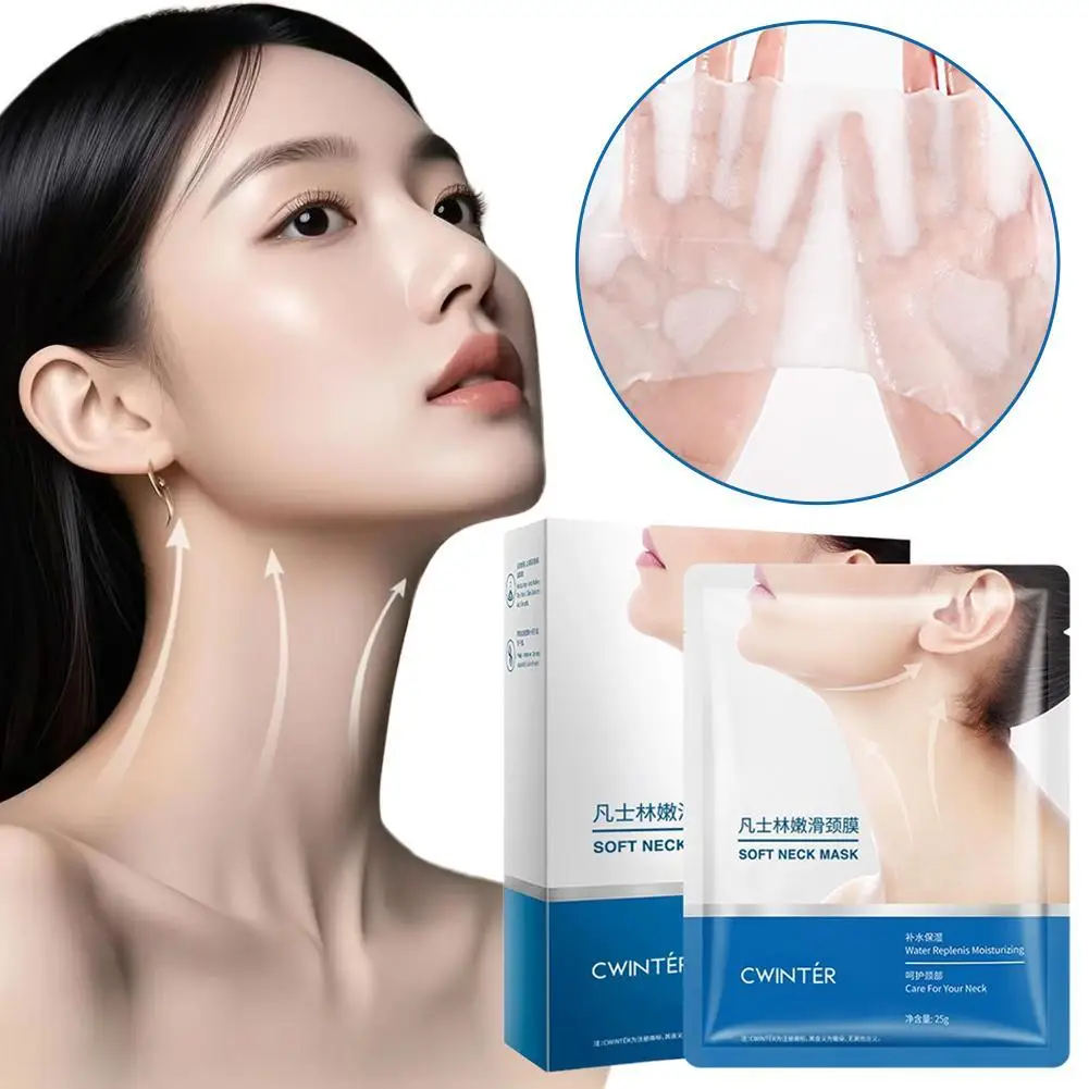 

1/10 шт. маска для шеи для увлажнения, разглаживания, увлажняющих патчей для ухода за кожей шеи, антивозрастного укрепляющего средства для шеи