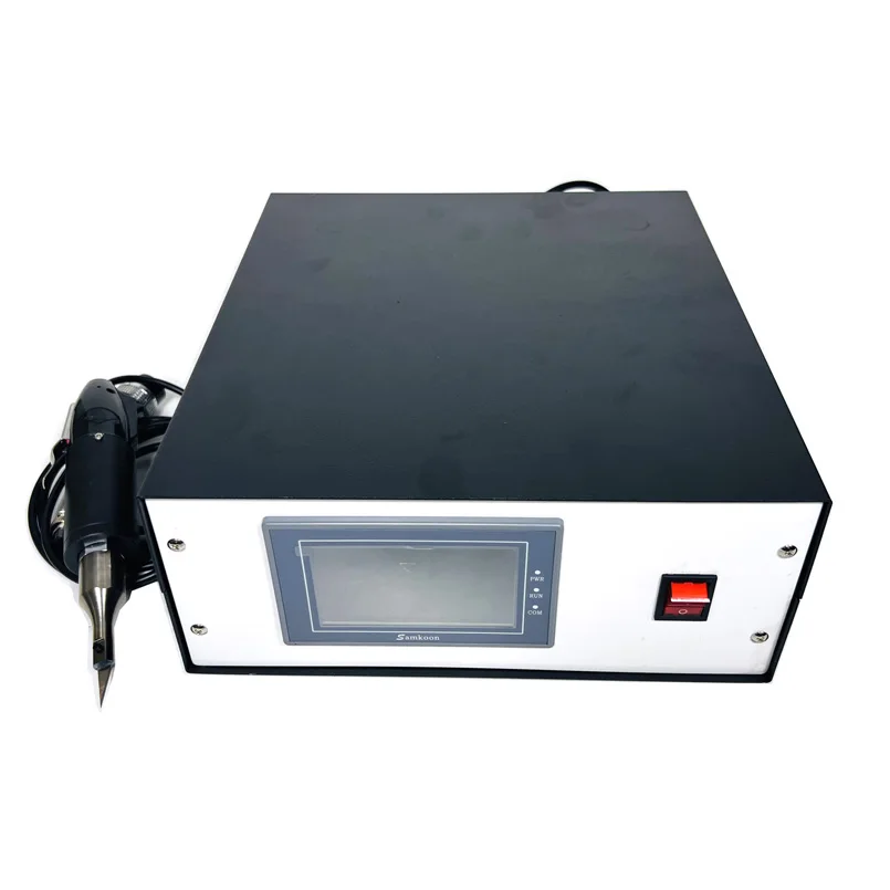 35khz Portable Ultrasonic Cutting Machine With Replaceable Knife For Cutting Nonwoven Fabric Or Plastic Products