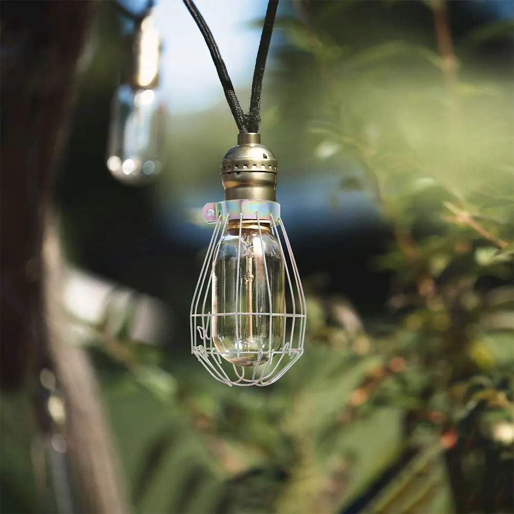 

9 Pcs Anti-scalding Lamp Cover Cage Shade Light Bulb Guard Wire Protective Frame
