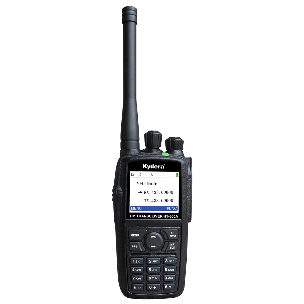 

Kydera HT-600E Portable Long Range Radio Transmitter Analog 8W LCD Display Walkie Talkie Two Way Radio