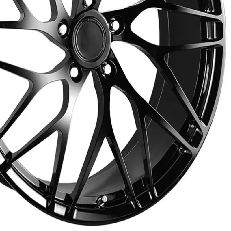 Factory Hot Sale High Strength Aluminum Alloy Concave Forged Wheels - Inch Black SUV And Heavy Pickup Trucks