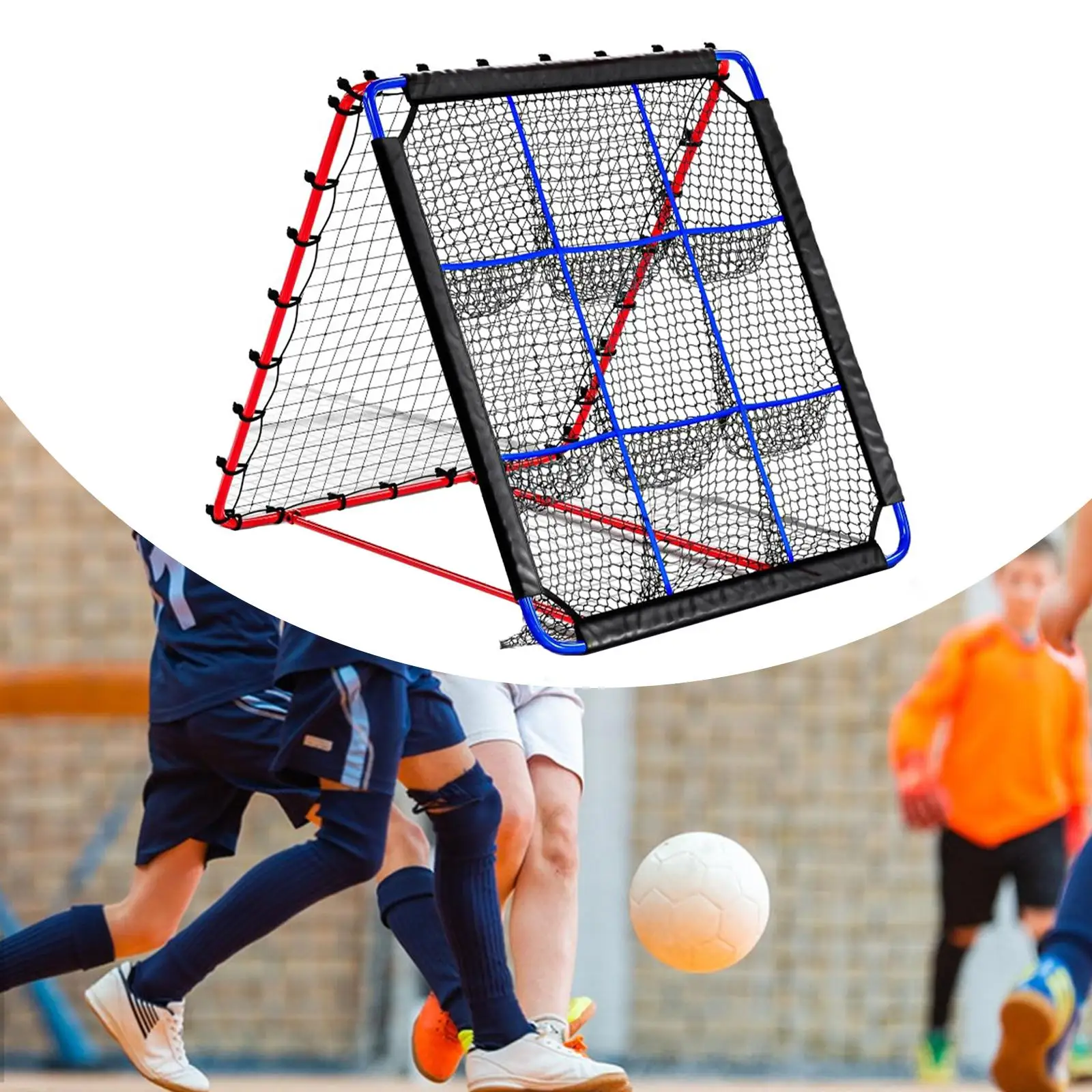 

Baseball Softball Practice Net Rebound Net Court Equipment Rebounder Net Adjustable Backstop Net for Professional Backyard