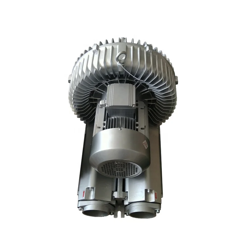 

380V 8.5 KW 1050 M3/h -210 +210 Mba Side Channel Vacuum Air Pump For CNC Oscillating Plotter