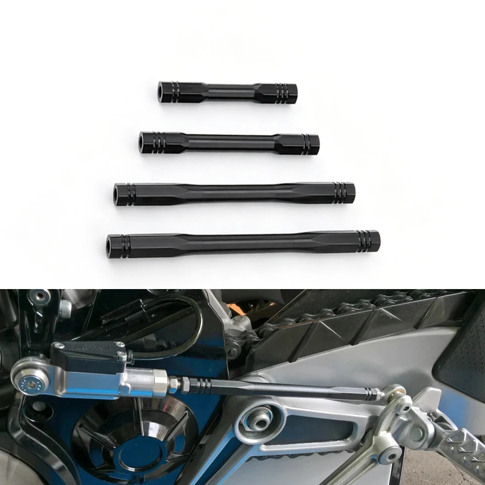 Haste de Câmbio M6 para Motocicleta 60 80 100 120 140 160 180 200 220mm, Acessórios para Pedaleira Traseira e Alavanca de Câmbio