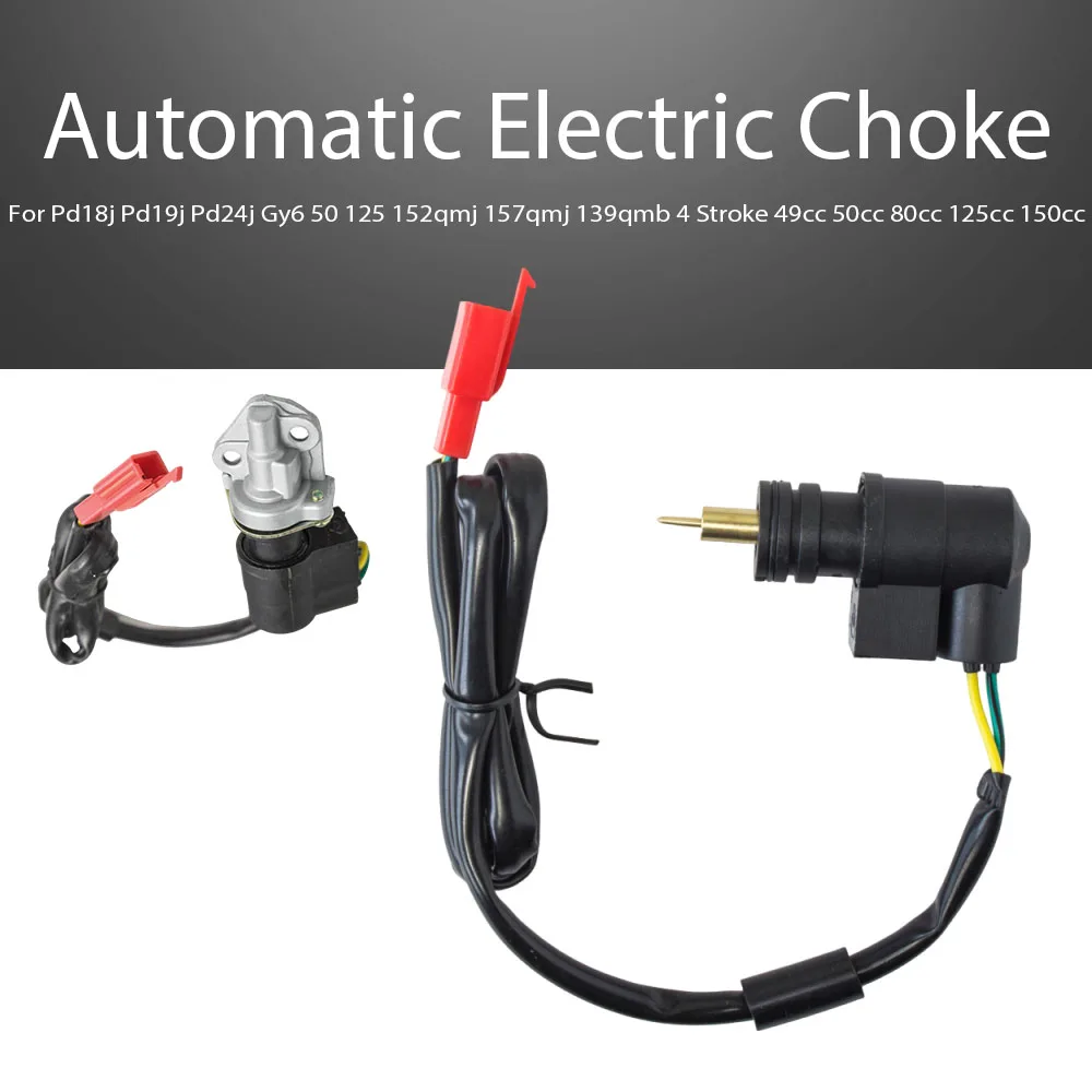 

Carburetor Automatic Electric Choke For Pd18j Pd19j Pd24j Gy6 50 125 152qmj 157qmj 139qmb 4 Stroke 49cc 50cc 80cc 125cc 150cc