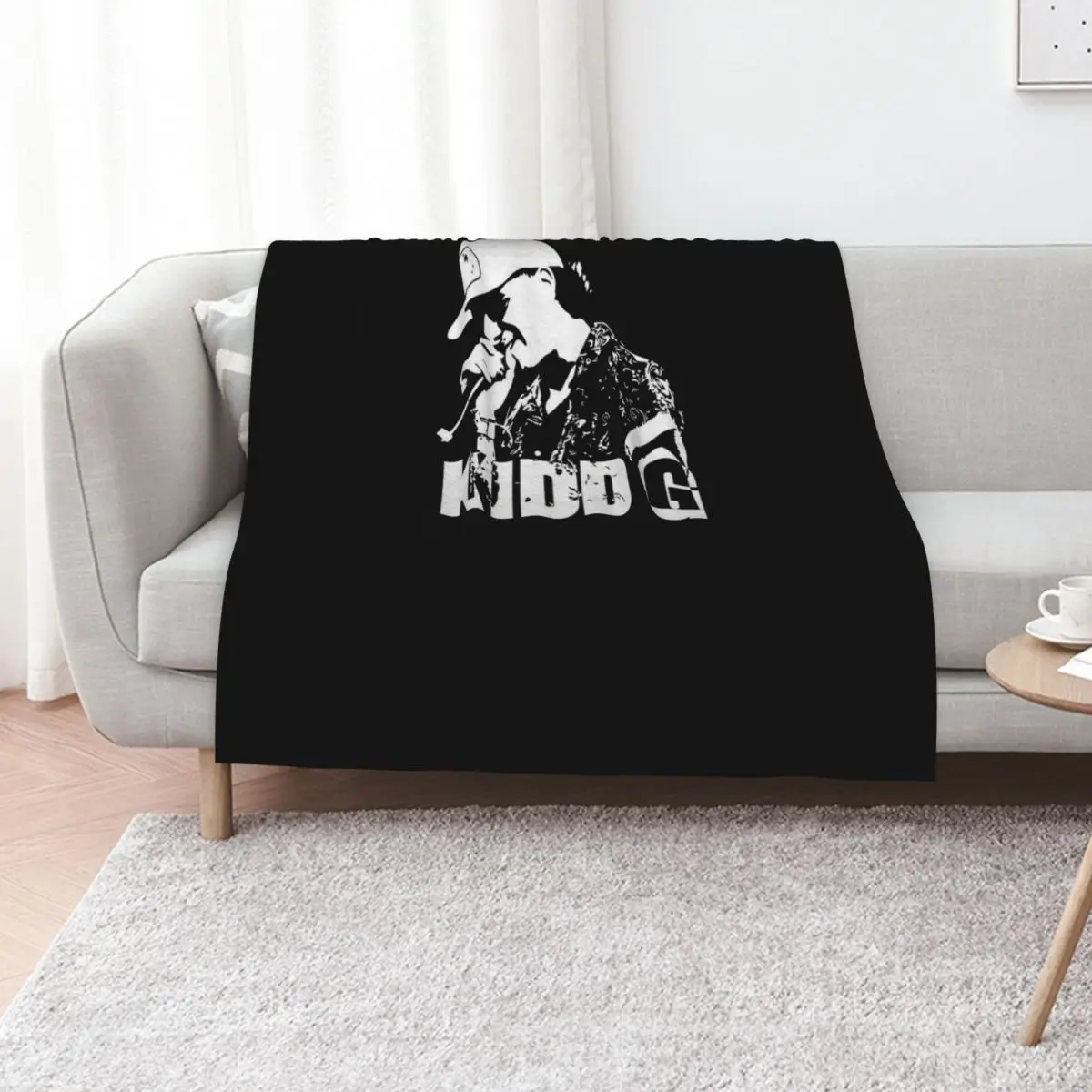 Kidd G Singer art Throw Blanket Flannel Fabric Sofa Quilt Sofas Decoratives Picnic for babies Blankets