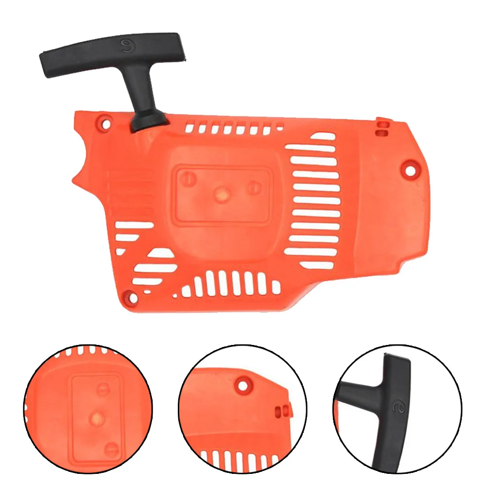 For Recoil Starter Unit Compatible with CS 3800 Chainsaw Models Supporting Standard Handle Attachment and Cord Exit Orientation