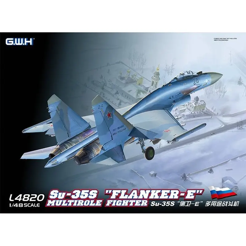 

Great Wall Hobby L4820 1/48 Russian Su-35S "Flanker-E" Multirole Fighter - Scale Model Kit