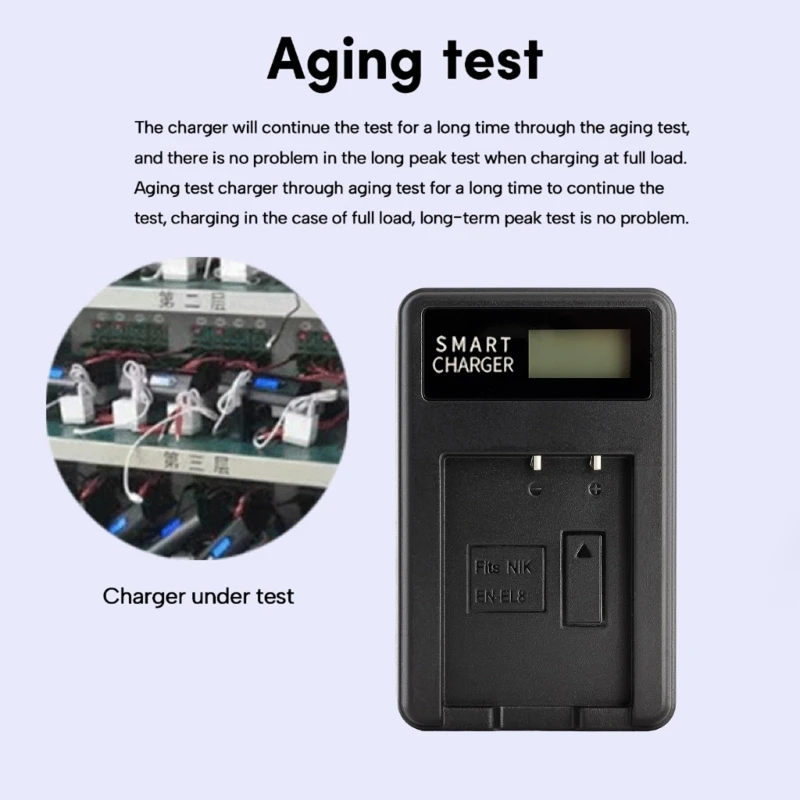 S52C P1 Dropshipping용 EN-EL8 배터리 충전기 배터리 LCD USB 충전기 충전 도크