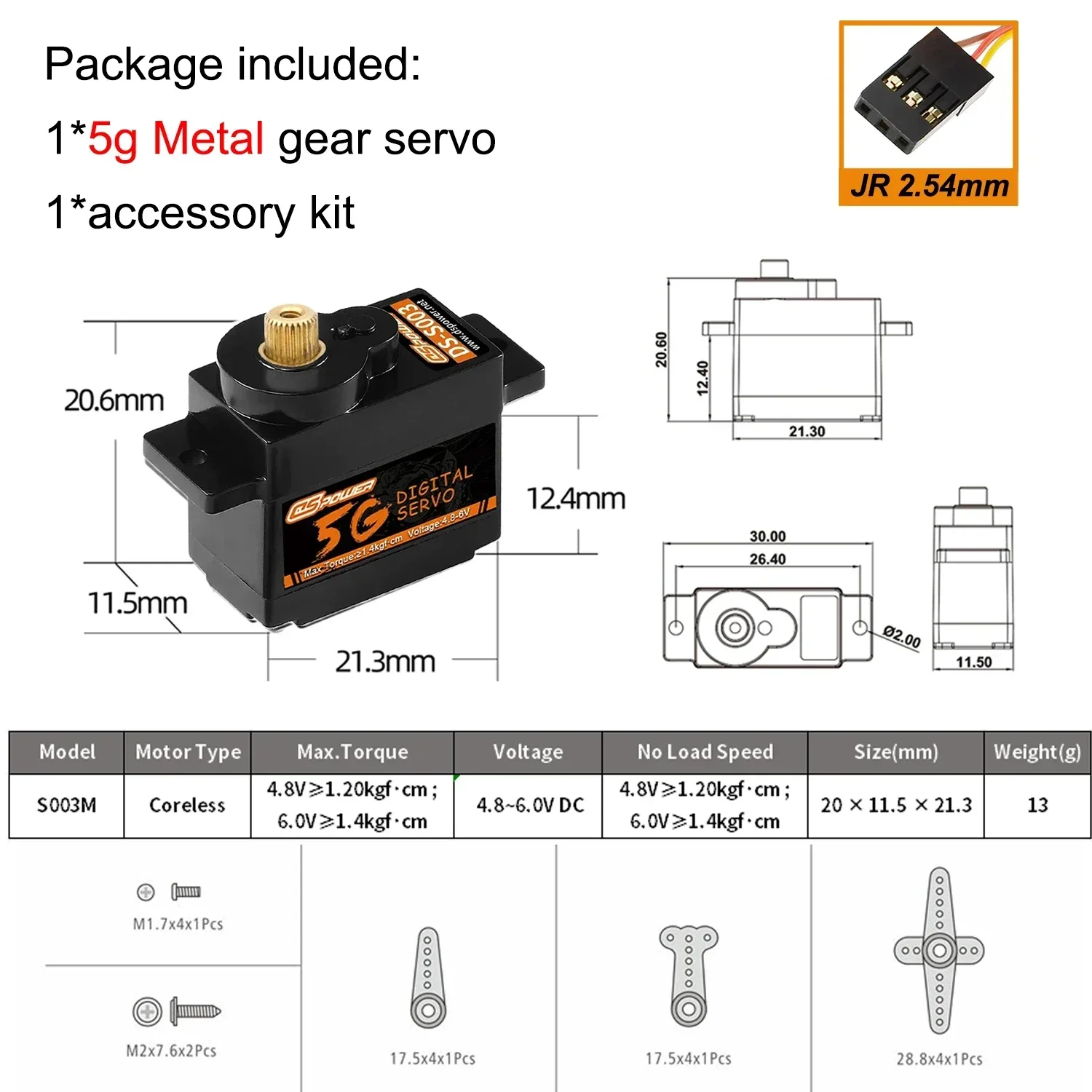 hot rc DSPOWER 2g 3,7g 4,3g 5g 6g 8g 9g Kunststoff/Metall Getriebe JR/JST Digital Micro Servo Motor für RC Mini Auto Flugzeug Starrflügel Roboter 6
