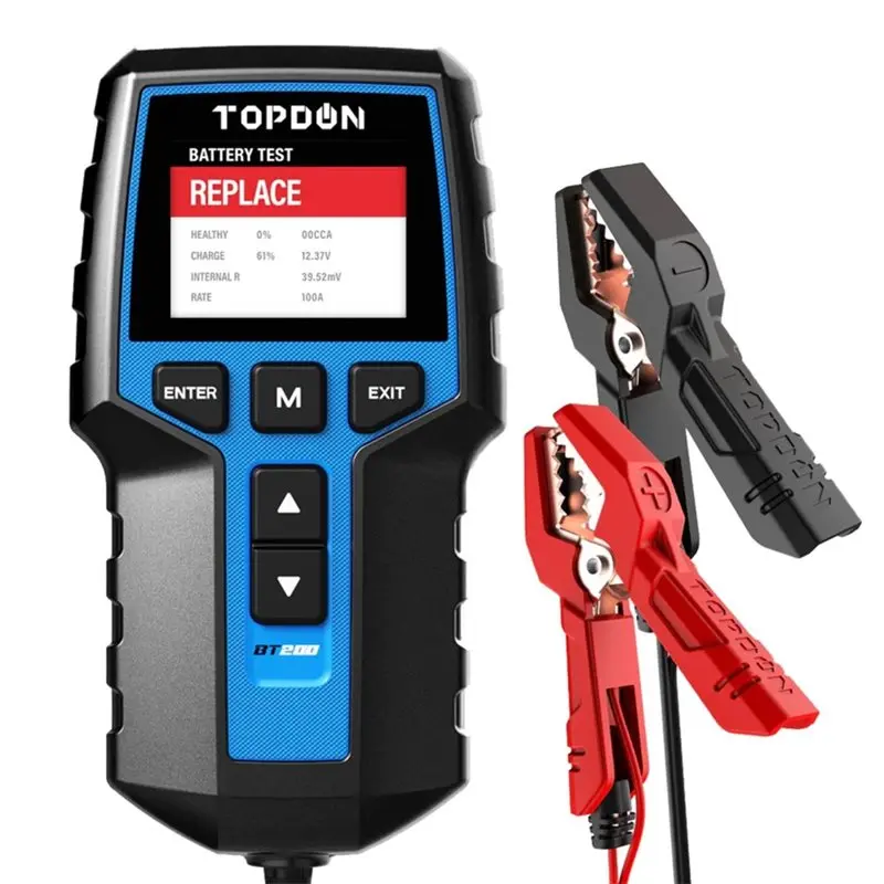 【FAMILY GATHERING】TOPDON Car Battery Tester BT200 12V 24V Battery Load Tester Battery Analyzer Truck Repair Auto Diagnostic Tool